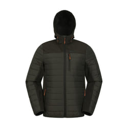 Mountain Warehouse Mens Turbine II Padded Soft Shell Jacket - XXS, Khaki Green