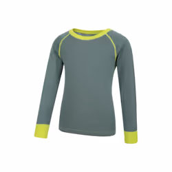 Mountain Warehouse Childrens/Kids Merino II Round Neck Base Layer Top - 9-10 Years, Khaki Green