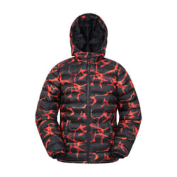 Mountain Warehouse Childrens/Kids Seasons Watercolour Padded Jacket - 7-8 Years, Burnt Orange