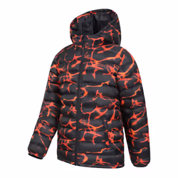 Mountain Warehouse Childrens/Kids Seasons Watercolour Padded Jacket - 7-8 Years, Burnt Orange