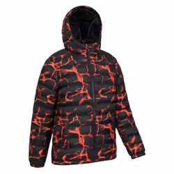 Mountain Warehouse Childrens/Kids Seasons Watercolour Padded Jacket - 7-8 Years, Burnt Orange