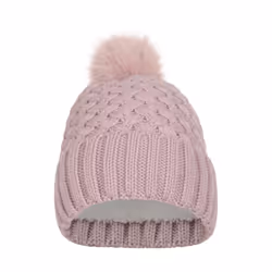 Mountain Warehouse Womens/Ladies Lisbon Pom Pom Borg Lined Beanie - One Size, Lilac