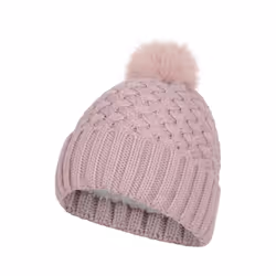 Mountain Warehouse Womens/Ladies Lisbon Pom Pom Borg Lined Beanie - One Size, Lilac