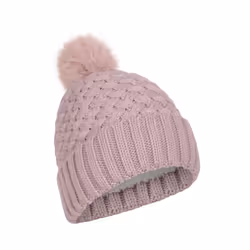 Mountain Warehouse Womens/Ladies Lisbon Pom Pom Borg Lined Beanie - One Size, Lilac