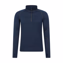 Mountain Warehouse Mens Asgard III Merino Wool Thermal Top - XXS, Dark Blue