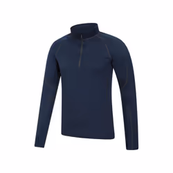 Mountain Warehouse Mens Asgard III Merino Wool Thermal Top - XXS, Dark Blue