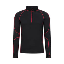 Mountain Warehouse Mens Asgard III Merino Wool Thermal Top - XS, Red