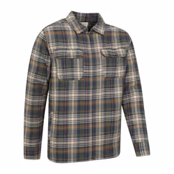 Mountain Warehouse Mens Stream II Flannel Lined Shirt - XXL, Dark Khaki