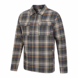 Mountain Warehouse Mens Stream II Flannel Lined Shirt - XXL, Dark Khaki