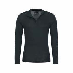 Mountain Warehouse Mens Merino II Base Layer Top - 4XL, Dark Green