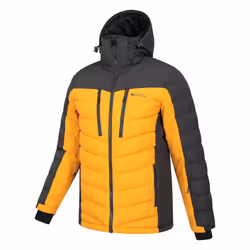 Mountain Warehouse Mens Vulcan III Ski Jacket - XXS, Mustard