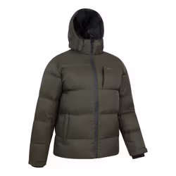 Mountain Warehouse Mens Frost II Extreme Down Jacket - XL, Khaki Green