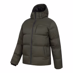 Mountain Warehouse Mens Frost II Extreme Down Jacket - XL, Khaki Green
