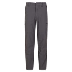 Mountain Warehouse Mens Trek Stretch Long Winter Hiking Trousers - 40R, Dark Grey