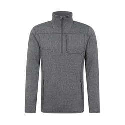 Mountain Warehouse Mens Helford Half Zip Fleece Top - XXS, Grey