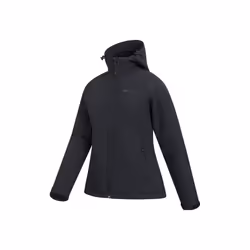 Mountain Warehouse Womens/Ladies Arctic Faux Fur Lined Water Resistant Soft Shell Jacket - 14 UK, Jet Black