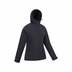 Mountain Warehouse Womens/Ladies Arctic Faux Fur Lined Water Resistant Soft Shell Jacket - 14 UK, Jet Black