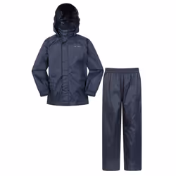 Mountain Warehouse Childrens/Kids Pakka Waterproof Jacket And Trousers Set - 13 Years, Navy