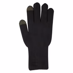 Mountain Warehouse Mens Gripped Waterproof Knitted Winter Gloves - S, Black