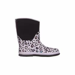 Mountain Warehouse Childrens/Kids Puddle Leopard Print Muck Boots - 3 UK, Lilac