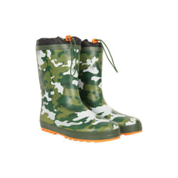 Mountain Warehouse Childrens/Kids Camo Winter Wellington Boots - 4 UK, Khaki Green