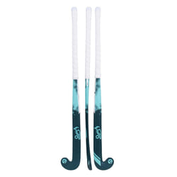 Kookaburra Wooden Nocturne Hockey Stick - 30in, Navy/Light Blue