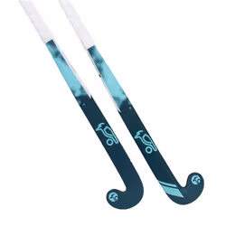 Kookaburra Wooden Nocturne Hockey Stick - 30in, Navy/Light Blue