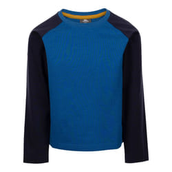 Trespass Boys Colley Long-Sleeved T-Shirt - 9-10 Years, Blue