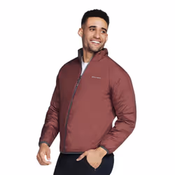 Skechers Mens Go Shield Altitude Reversible Jacket - XL, Black/Charcoal