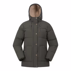 Mountain Warehouse Womens/Ladies Manta Borg Lined Padded Jacket - 18 UK, Khaki Green