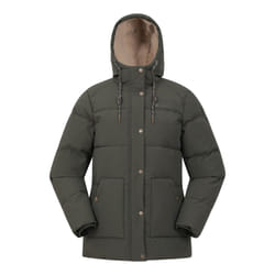 Mountain Warehouse Womens/Ladies Manta Borg Lined Padded Jacket - 18 UK, Khaki Green