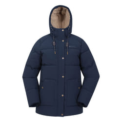Mountain Warehouse Womens/Ladies Manta Borg Lined Padded Jacket - 8 UK, Navy