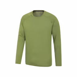 Mountain Warehouse Mens Plain Quick Dry Active Top - XXS, Green