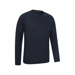 Mountain Warehouse Mens Plain Quick Dry Active Top - XXS, Navy