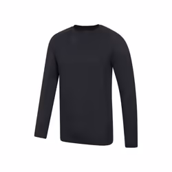 Mountain Warehouse Mens Vermont Base Layer Top - 4XL, Black