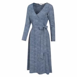 Mountain Warehouse Womens/Ladies Santorini Dotted Long-Sleeved Midi Dress - 6 UK, Dark Blue