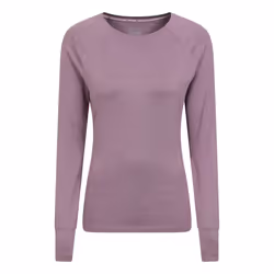 Mountain Warehouse Womens/Ladies Stance Soft Touch Long-Sleeved T-Shirt - 18 UK, Berry