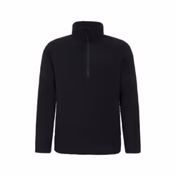 Mountain Warehouse Mens Ted Borg Half Zip Fleece Top - XS, Black