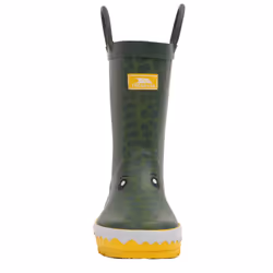 Trespass Childrens/Kids Crocodile Wellington Boots - 8 UK Child, Green/Yellow