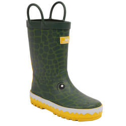 Trespass Childrens/Kids Crocodile Wellington Boots - 10 UK Child, Green/Yellow