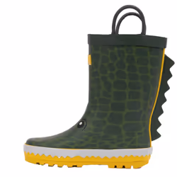 Trespass Childrens/Kids Crocodile Wellington Boots - 10 UK Child, Green/Yellow