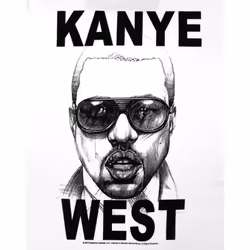 Amplified Womens/Ladies Mercy Kanye West T-Shirt - One Size, White