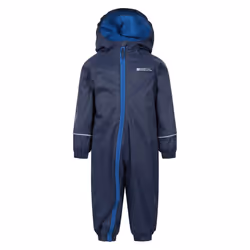 Mountain Warehouse Childrens/Kids Spright Waterproof Rain Suit - 2-3 Years, Navy
