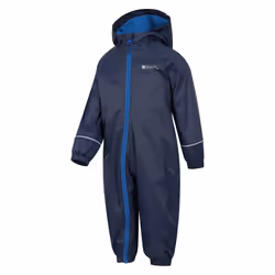 Mountain Warehouse Childrens/Kids Spright Waterproof Rain Suit - 2-3 Years, Navy
