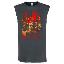 Amplified Unisex Adult Untouchables Korn Tank Top - XS, Charcoal
