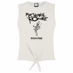 Amplified Womens/Ladies The Black Parade My Chemical Romance Sleeveless T-Shirt - XS, Vintage White