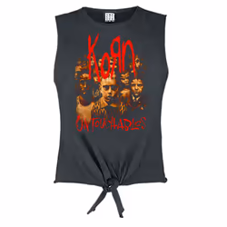 Amplified Womens/Ladies Untouchables Korn Sleeveless T-Shirt - XL, Charcoal