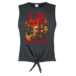 Amplified Womens/Ladies Untouchables Korn Sleeveless T-Shirt - XL, Charcoal