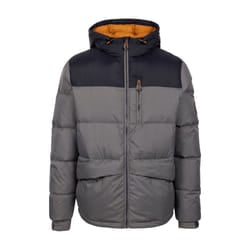 Trespass Mens Erris Down Jacket - S, Storm Grey