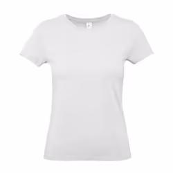 B&C Womens/Ladies #E190 Ringspun Cotton T-Shirt - XS, Ash